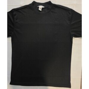 St. Patrick Womens 3XL Black Mock Neck Short Sleeve Polyester Knit Top T-Shirt